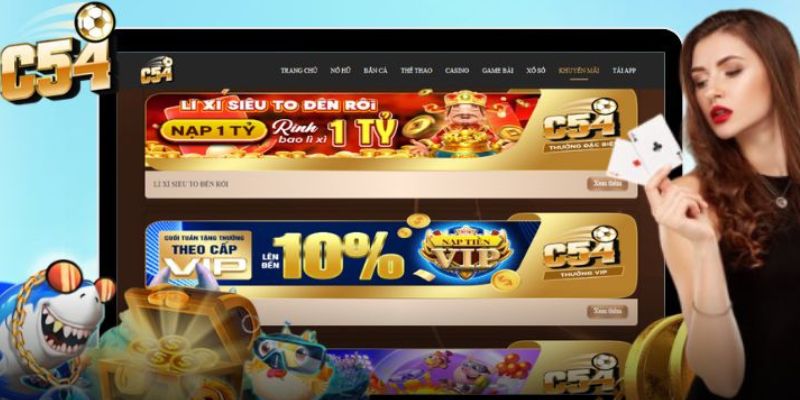 Các bước để tham gia nhanh vào cổng game c54